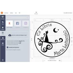 Ex libris stamp designer