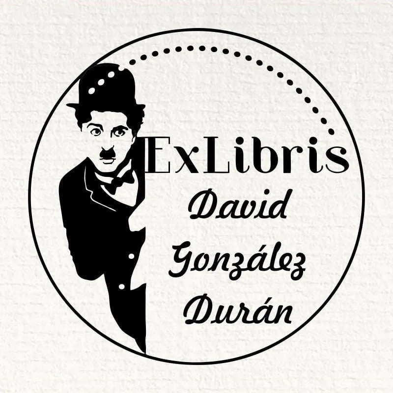 Bookplate Charlie Chaplin