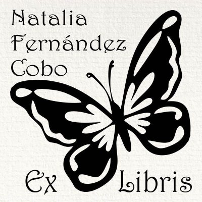 Bookplate butterfly