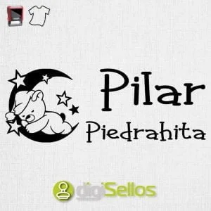 Clothes Stamp Sleeping Bear