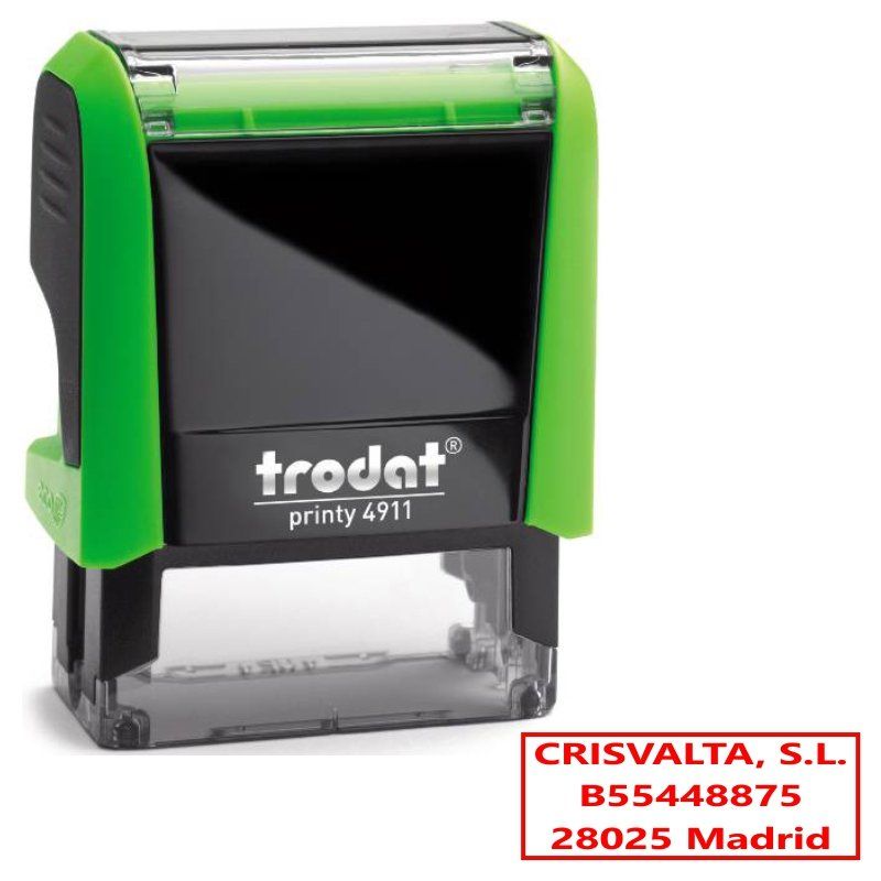 Trodat Printy – 38×14 mm - El sello ideal pequeñas impresiones -