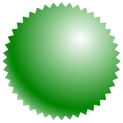 Etiquetas verdes autocolantes para selo branco