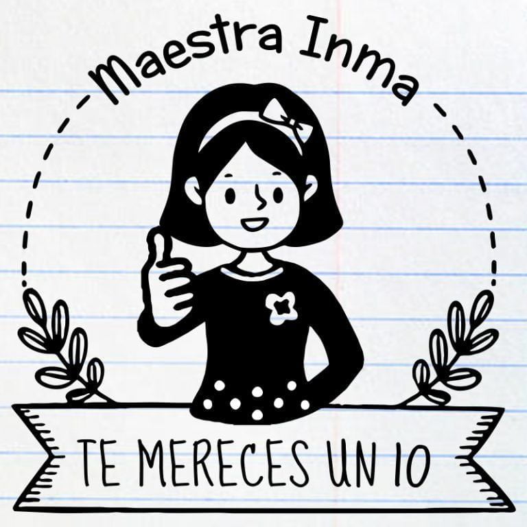 Sello maestra Inma