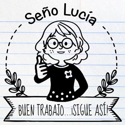 Sello maestra Lucía