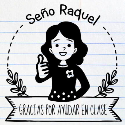 Sello maestra Raquel