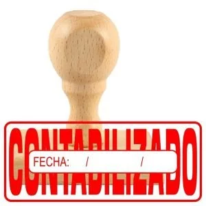 Manual stamp 100x40 mm