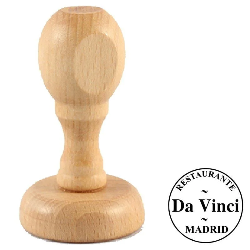 Carimbo de madeira 30 mm Ø