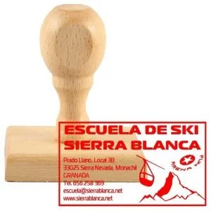 Manual stamp 70x40 mm