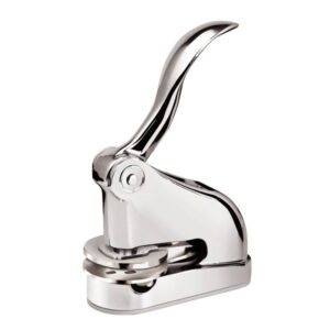 Sello seco shiny EG deluxe plata