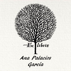 Ex Libris árbol otoño