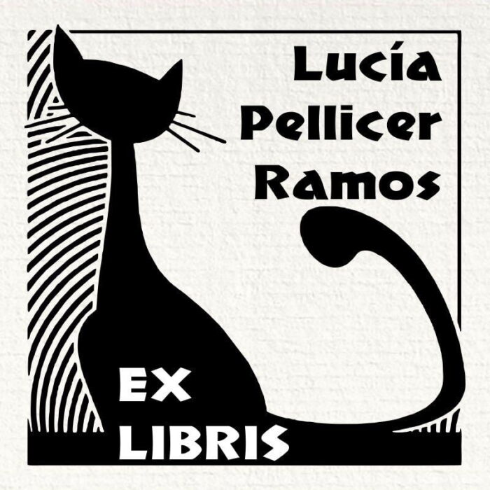 Ex Libris gato negro