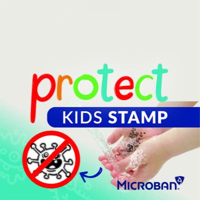Colop protect kids Covid-19 stamp