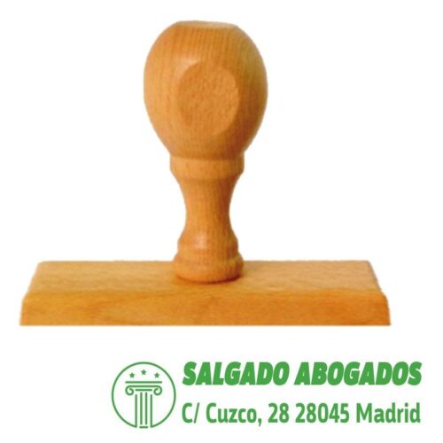 Sello manual 70x15 mm