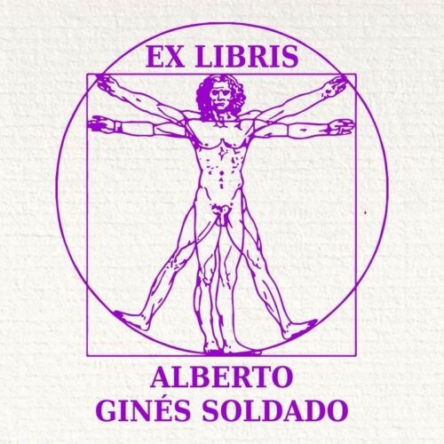Ex Libris Hombre De Vitruvio