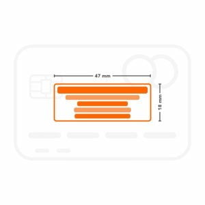 Brother PR-1850 - 47×18 mm - Imagen 3