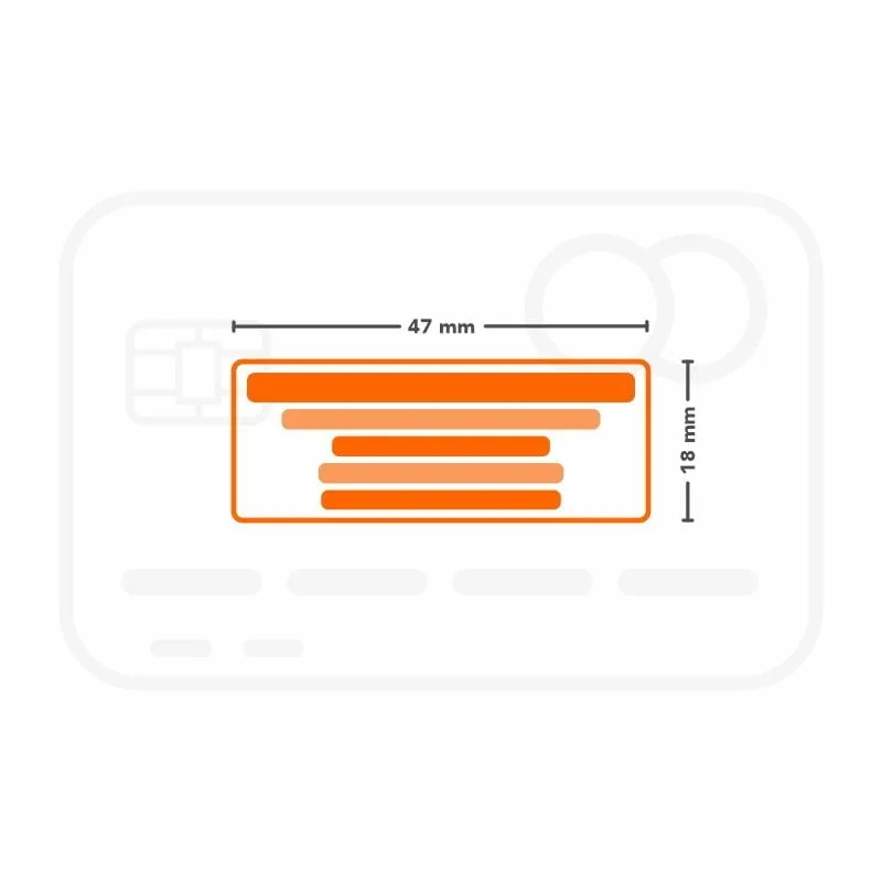 Brother PR-1850 - 47×18 mm - Immagine 3