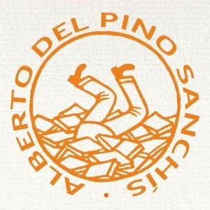 Bookplate drowned in books