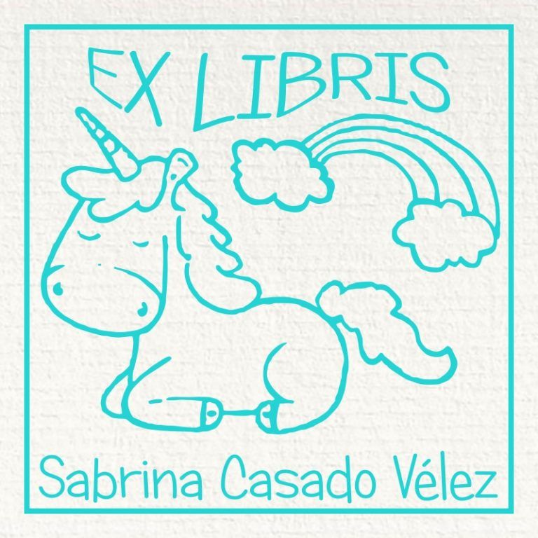 ex libris unicornio