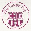 Sello Ex Libris Futbol Club Barcelona