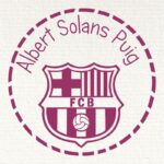 Sello Ex Libris Futbol Club Barcelona