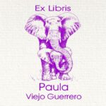 Sello ex libris elefantes