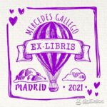 Sello ex libris globo