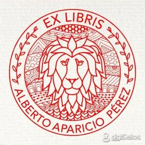 Leo-Exlibris-Stempel