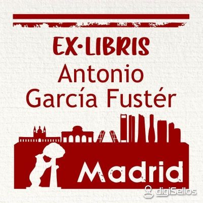 Exlibris Stempel Madrid
