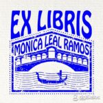 Sello ex libris puente de rialto