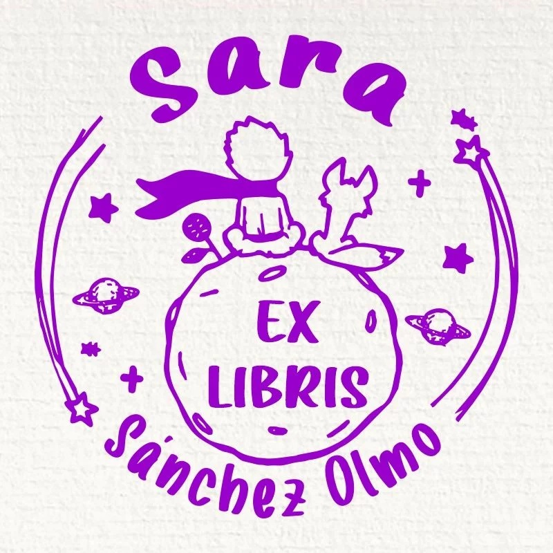 Sello ex libris principito