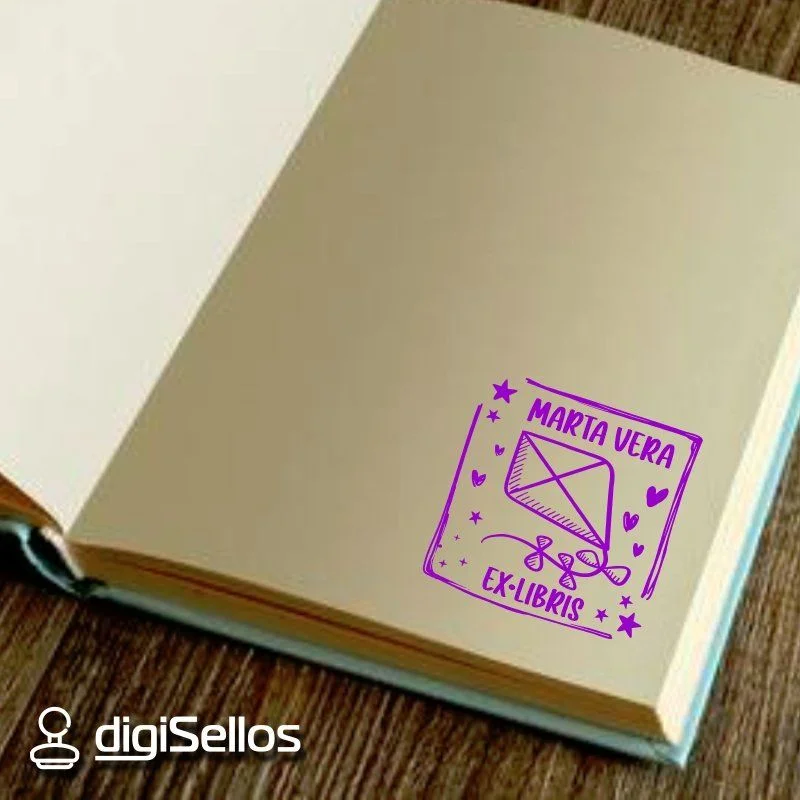 selo de livro cometa