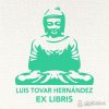 selo de livro de buda