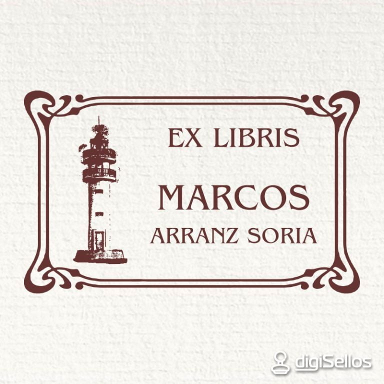 Sello libro faro