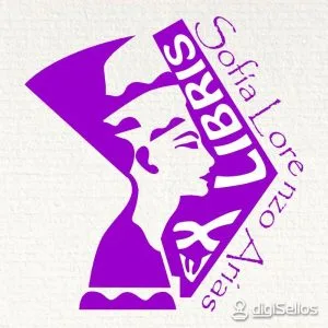 Exlibris-Stempel Nofretete