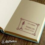 Sello ex libris faro