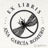 Sello ex libris libélula