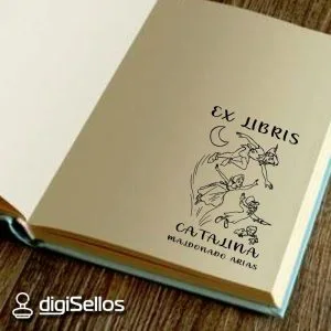 Timbro del libro di Peter Pan