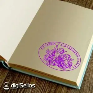 drei kleine Engel Buchstempel