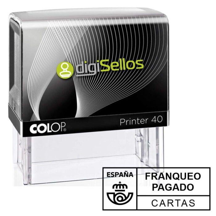 Sello automático franqueo pagado cartas