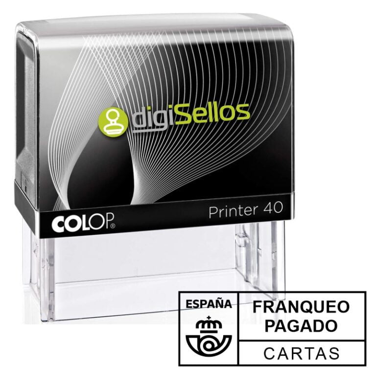 Sello automático franqueo pagado cartas