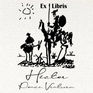 ex libris siegel don quijote