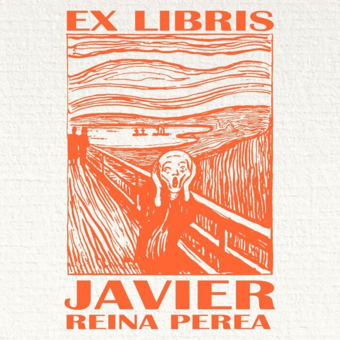 Sello ex libris el grito