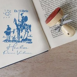 Don Quijote Buchstempel