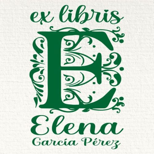 ex-libris-inicial-letra-e Sello ex libris inicial E