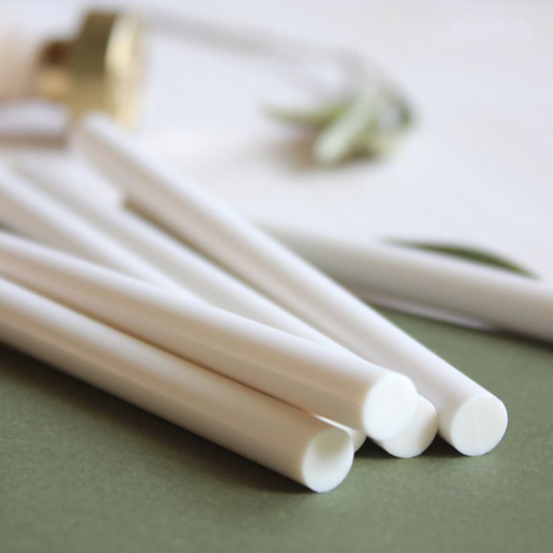 white sealing wax bars