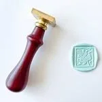 Square wax seal