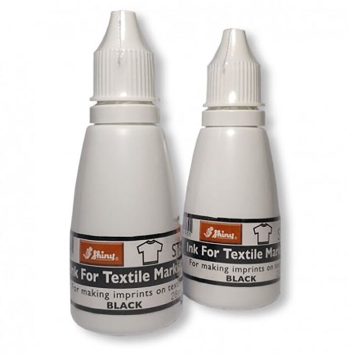 Tinta Shiny textil ST-1 negra