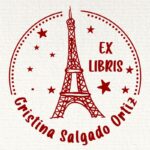 Sello ex libris torre eiffel