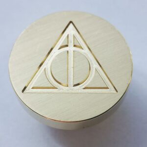 Sello de lacre reliquias de la muerte grabado