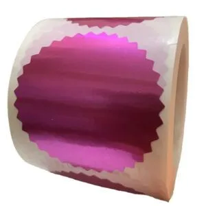 adesivo sigillo rosa secco